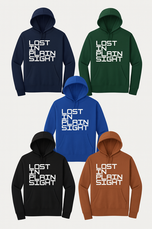 Lost In Plain Sight Hoodies